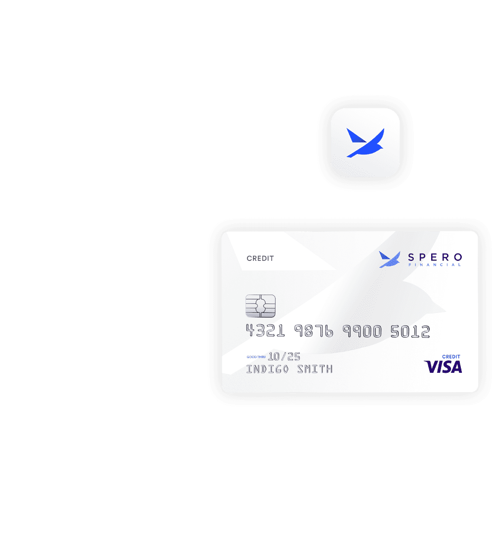 Spero Credit Card Mobile App foreground